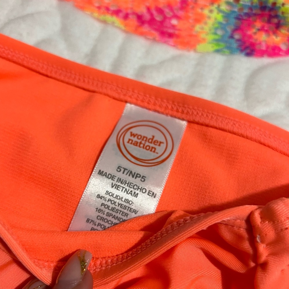 💗 Wonder Nation -‎ Girls 2pc Bikini Set - Picture 5 of 7